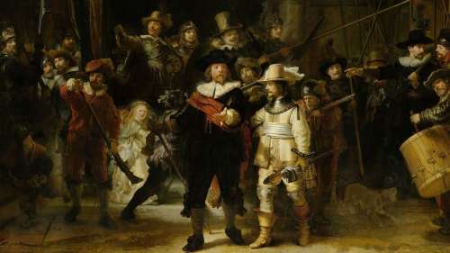 L’esquisse de « La Ronde de nuit » de Rembrandt vient d’être découverte sous les couches de peinture