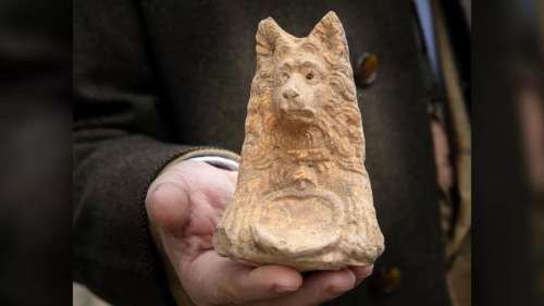 Une statuette de chien vieille de 2 000 ans découverte à Rome