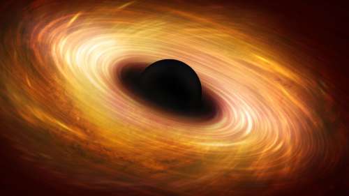 Deux trous noirs fusionnent et forment un monstre cosmique se déplaçant à une vitesse ébouriffante