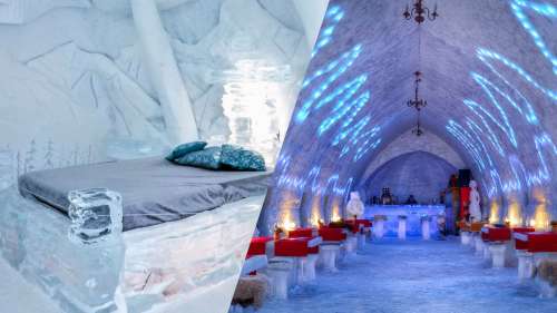 9 hôtels de glace somptueux à travers le monde qui semblent tout droit sortis d’un conte de fées