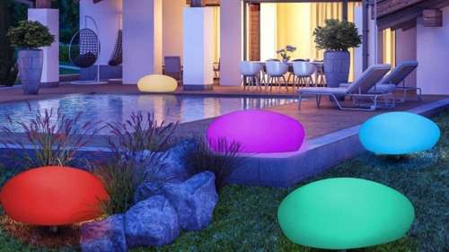 Écologiques et design, ces lampes multicolores vont sublimer votre extérieur