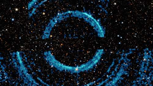 Un ensemble d’anneaux autour d’un trou noir immortalisé par la NASA