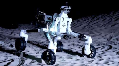 Ce robot conçu pour explorer la Lune reproduit des mouvements presque humains