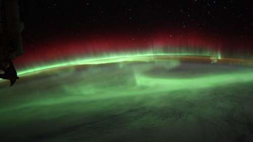 Admirez ces sublimes aurores boréales capturées par la Station spatiale