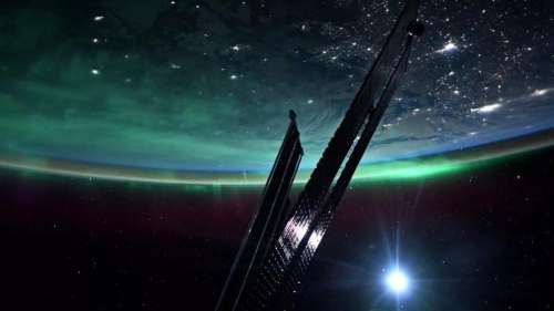 Admirez ces sublimes aurores boréales capturées depuis l’ISS