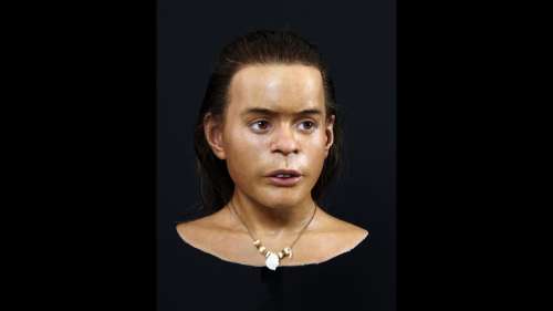 La reconstitution faciale d’un homme au crâne déformé mort il y a 8 300 ans en Norvège dévoilée