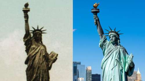 Certains veulent que la statue de la Liberté soit nettoyée pour qu’elle ait sa couleur originelle