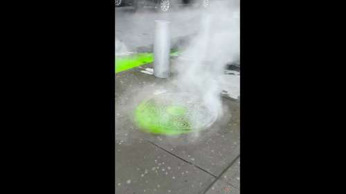 C’est quoi cet étrange liquide vert qui s’échappe des égouts de New York ?