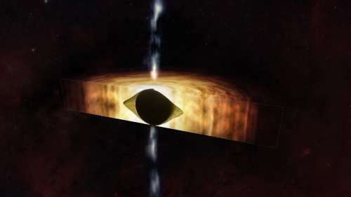 Le trou noir supermassif de notre galaxie tourne si vite qu’il déforme violemment l’espace-temps
