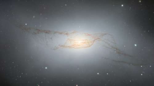 Cette galaxie révèle les conséquences d’une violente collision galactique
