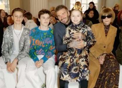 Harper Beckham, la fille de Victoria et David Beckham, reçoit sa toute première robe haute couture... à 8 ans !