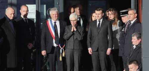 Obsèques de Michel Charasse : Emmanuel Macron en soutien de la veuve de l'homme politique