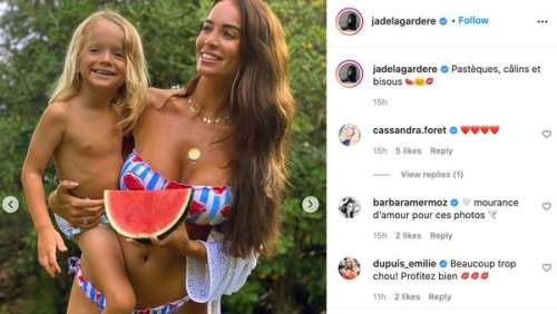 Jade Lagardère : sa photo en bikini trop adorable avec son fils