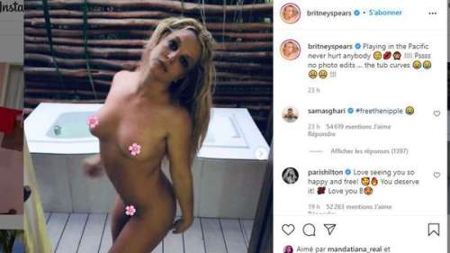 Britney Spears : elle poste une série de photos totalement nues sur les réseaux