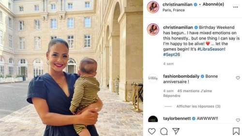 Christina Milian dévoile une adorable vidéo de son fils Kenna pour ses six mois