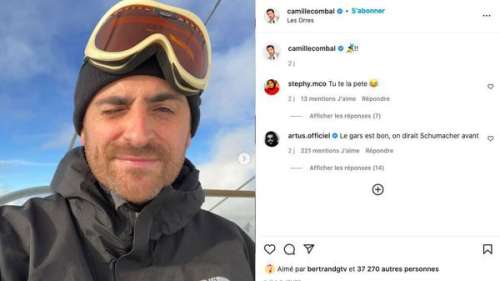 Camille Combal au ski : il dévoile une rare photo de sa compagne, Marie