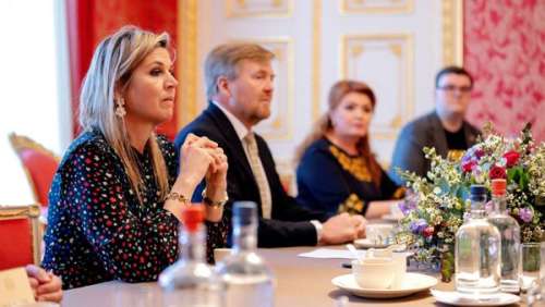 Willem-Alexander et Maxima des Pays-Bas : le couple royal accueille des Ukrainiens au Palais de Noordeinde