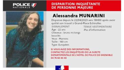 Grenoble : la disparition mystérieuse d'une Italienne de 22 ans provoque la plus grande inquiétude