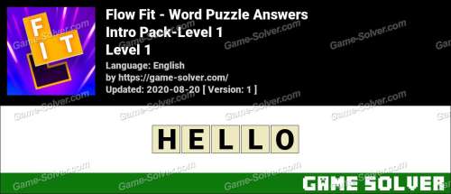 Flow Fit – Word Puzzle Answers