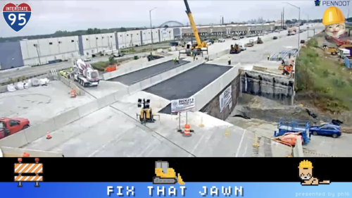 Le livestream de construction I-95 de Philly reçoit un traitement lofi avec la chaîne Twitch “Fix That Jawn”