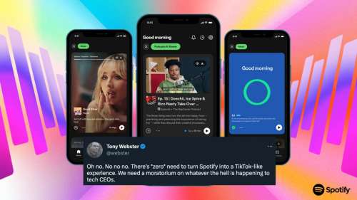 Internet n’est pas satisfait du nouveau design de Spotify