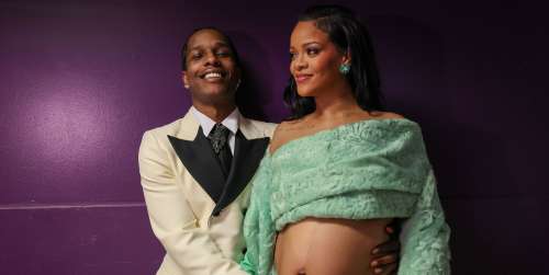 Rihanna et A$AP Rocky montrent PDA et Baby Bump dans les coulisses des Oscars 2023