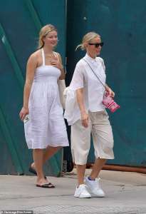 Gwyneth Paltrow et sa fille Apple Martin visitent le magasin Goop de l’actrice à New York