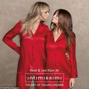 Heidi Klum, 49 ans, et sa fille Leni, 18 ans, se plissent en pyjama après CETTE publicité de lingerie controversée