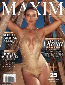 Olivia Frazer, mariée au premier regard, grésille dans le magazine Maxim