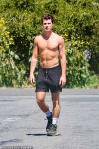 Shawn Mendes montre un physique TRÈS déchiré lors d’une randonnée torse nu autour des collines d’Hollywood