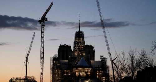 Le démontage de l'échafaudage de Notre-Dame de Paris a commencé, dévoilant la nouvelle flèche