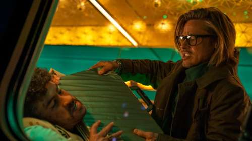 Hommage à Tarantino ou pastiche vulgaire, Bullet Train vaut d'abord pour son Brad Pitt déjanté