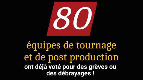 Une grève pour les salaires perturbent les tournages en France
