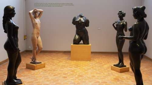 Au musée Maillol, les visiteurs aussi tombent le maillot