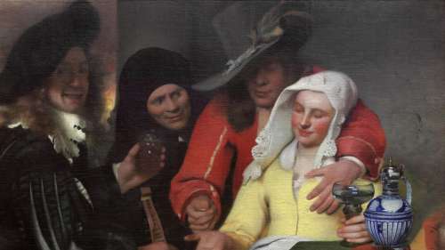 Neuf épisodes de la vie de Vermeer : L'Entremetteuse, le premier chef-d’œuvre