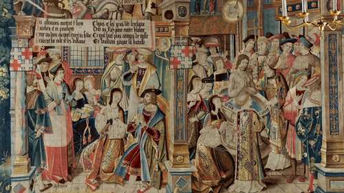 Les tapisseries de la vie de Saint Remi de Reims seront restaurées en Belgique
