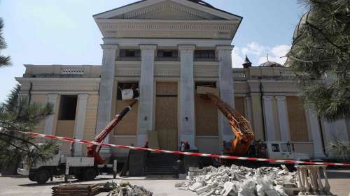 À Odessa, les bombardements mettent le patrimoine culturel en péril