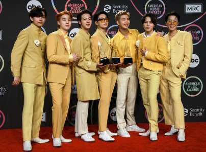 BTS, le groupe coréen de K-Pop, grand gagnant des American Music Awards