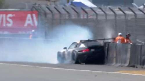 24 Heures du Mans : le crash spectaculaire de l'acteur Michael Fassbender