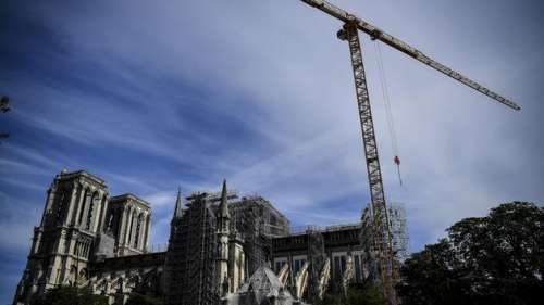 Notre-Dame de Paris: les opérations de démontage de l'échafaudage ont débuté ce matin