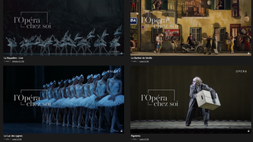 L'Opéra de Paris lance ses concerts et spectacles en VOD avec une Bayadère en direct