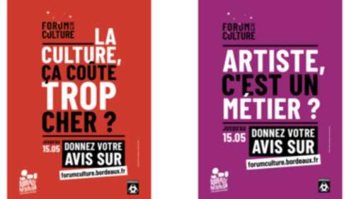 «Artiste, c'est un métier ?» : la mairie de Bordeaux sur la sellette avec ses affiches jugées douteuses