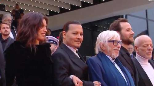 Cannes: Johnny Depp retrouve le tapis rouge malgré les polémiques