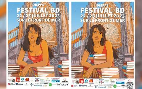Festival BD de Dieppe: le «léger décolleté» sur l'affiche finalement maintenu