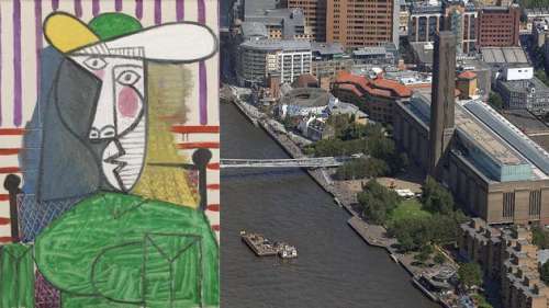 Une toile de Picasso dégradée à la Tate Modern de Londres