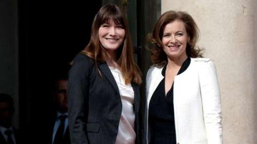 «Ni ennemies, ni amies»: Valérie Trierweiler évoque ses liens avec Carla Bruni et Brigitte Macron