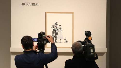 Vente d'œuvres de Banksy à Paris : pas de nouveau coup d'éclat du mystérieux artiste