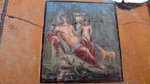À Pompéi, découverte d'une exceptionnelle fresque représentant le mythe de Narcisse