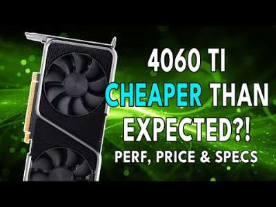 Selon les rumeurs, Nvidia RTX 4060 Ti coûterait 450 € au lancement en mai