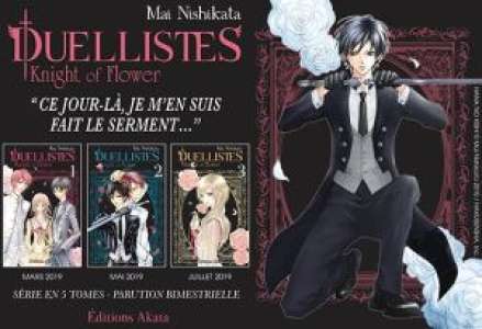 Le manga Duellistes, Knight of Flower annoncé chez Akata
